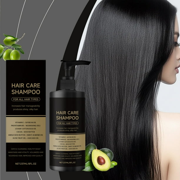 Champú con Pro-Vitamina B5 | Limpieza Suave y Nutritiva | Volumen Suave y Acondicionamiento | Fortalece el Cabello | Sin Siliconas | No Graso | Para Todo Tipo de Cabello | Botella 237ml