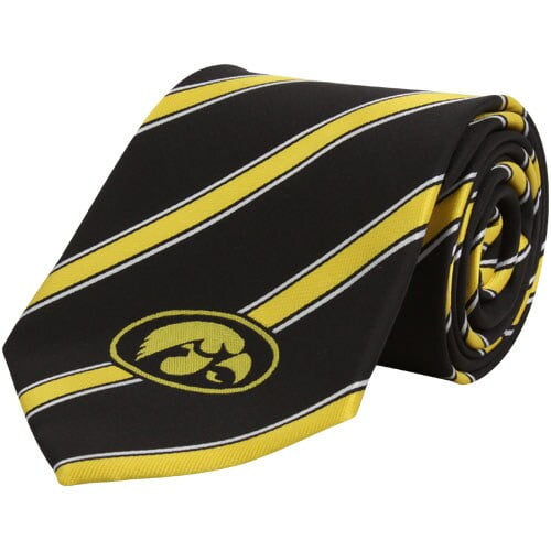 Men's Iowa Hawkeyes Woven Poly Tie