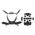 thumbnail image 3 of Sistema de suspensión de dial de casco Correa de barbilla, sistema de revestimiento de casco Almohadillas internas para casco Kit de acolchado para casco Diseño exquisito, 3 of 14