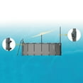 thumbnail image 3 of Summer Waves Canopy for Pools, for 20-24 ft Above Ground Frame Pool, Pool Accessory, for Adults, Unisex, Round, Cool Gray, Outdoor Use, 3 of 5