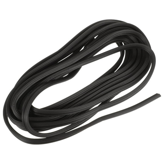 CIMAXIC 1Set Flat Spline for Screens with Black Color and Hollow Structure for Window Installation