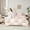 Pink White, variant on Erosebridal Kawaii Girls Bedding Sets Twin Size,Rainbow Castle Carriage Comforter Sets with Sheets,White Fairy Tale Bed in a Bag Twin Size,Breathable Room Decoration Reversible,7-Piece