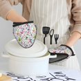 thumbnail image 6 of Pofeuu Fun Animal with Unicorn Print Thickened Mini Silicone Oven Mitts Heat Resistant, Rubber Oven Mitt Gloves, Finger Pinch Grips, Pot Holder, Silicone Potholder, 6 of 7