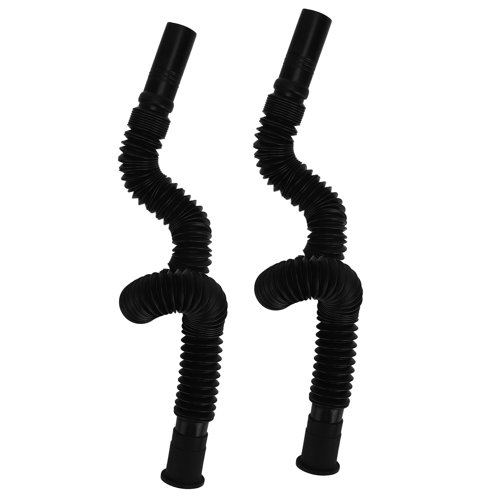 LHCER Basin Drain Pipe,Flexible Sink Drain Pipe,2Pcs Basin Drain Pipe