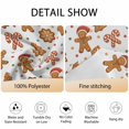 thumbnail image 6 of Round Tablecloth Cute Christmas Pattern Waterproof Oil Proof Polyester Table Cloth Cover Decor for Home Dining Outdoor,Patio,Parties, 54" Dia. Gingerbread Man Cane Candy Xmas Tree, 6 of 9