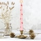 thumbnail image 4 of Pack de 2 velas románticas de varilla larga | Vela nupcial francesa impresa | Cera inodora, artesanal | Decoración de cumpleaños y fiestas con estampados coloridos | Largo Ardor | Ecológico, 4 of 8