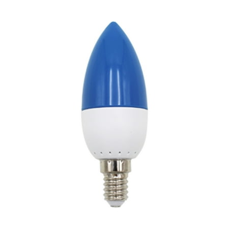

E14 LED color candle tip bulb color candle light blue