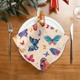 thumbnail image 2 of Napkin Satin Napkin 20*20Inchx6 Kitchen Towel Dinner Plate Towel Decorative Towel Napkin Tea Towel Suitable For Kitchen Table Colorful Butterfly, 2 of 8