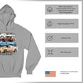 thumbnail image 6 of Shelby Cars Sketch Sweatshirt Mustang Racing American Muscle Car GT500 Cobra Performance Powered by Ford Hoodie, 6 of 7