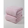 thumbnail image 4 of Yardvibe 2PC Bath Towel Sheets , 29.5"x13.8" Extra Large Soft Highly Absorbent & Quick Dry Towel, Skin-Friendly Durable Towels for Home, Hotel, Spa and Daily Bath Use (Purple), 4 of 8