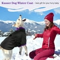 Kuoser Dog Winter Coat Windproof Warm Dog Jacket Coat Weather Coat for