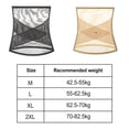 thumbnail image 3 of Rigardu body shaper tummy control Shape Up & Burning] Tulle Waist Shaper Women's Shapewear Mesh Corset Mesh Girdle Tulle Waist Shaper Mesh Corset Tummy Tightening Ribs Corset Waistline Khaki XXL, 3 of 9