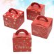 thumbnail image 2 of 12 cajas navideñas con forma de manzanas con asa, ideales para galletas, dulces y regalos. También sirven como recipientes tipo calcetín, perfectos para fiestas y decoración (Rojo/Patrón aleatorio)., 2 of 8