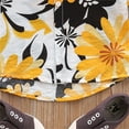 thumbnail image 3 of Summer Shirts For Boys Button Hawaiian Short T-Shirt Kids Floral Vacation Shirt Toddler Sleeve Tops Beach Down Baby Tops, 3 of 4