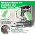 thumbnail image 2 of Rockin' Green Dishwasher Cleaner Tablets (24 Pack) - Septic Safe Dishwasher Cleaning Tablets Dishwasher Cleaner and Deodorizer Dishwashers Tablet Remove Build Up with Citric Acid (Sweet Child O'Lime), 2 of 7