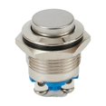 thumbnail image 1 of Lefu 12V 16mm Metal Waterproof Push Button Momentary On Off Horn Switch Start silver, 1 of 10