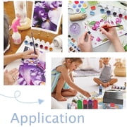 125 Strips Mini Empty Paint Pots 750 Pots 3ml/ 0.1oz Paint Pot Pod Strips Arts Crafts Plastic Storage Containers Painting Cup Pots for Classrooms School Summer Camps Festival diy