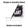 thumbnail image 3 of Farm Fresh Eggplant Yard Sign 12 Inch x 16 Inch Single Sided Weatherproof Heavy-Duty Plastic with Stake | Nutritious Vegetables, Local Farms, Seasonal Offers | Made in USA, 3 of 7