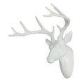 thumbnail image 5 of Pine Ridge Large Wall Hanging Faux Taxidermy Decor White Deer Antler Sculpture. Modern Art Animal Decoration Mounted Stag Head Mount with Antlers, 5 of 9