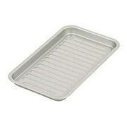 (PEARL METAL) Bakeware Silver W24.5 x D14.5 x H1.5cm Fluorinated Toaster Oven Plate HB-4510