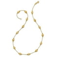 thumbnail image 2 of 14K Yellow Gold necklace Beaded Diamond-cut 17 in 6 mm, 2 of 3