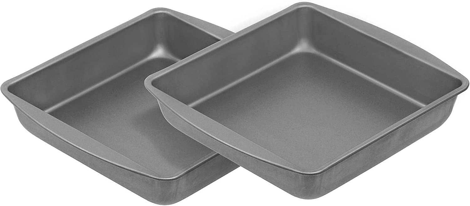 OvenStuff Nonstick 9” Pie Pans Set of 2 Gray New Version 