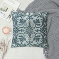 thumbnail image 2 of Nawypu  Throw Pillow Covers Farmhouse Decorative Floral Throw Pillow Cover  Cottage Floral Grey Leaves Pattern Cushion Cover for Bedroom Sofa Home, 2 of 5