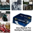 thumbnail image 5 of Daughter Gift from Mom,Bonus Daughter Gifts from Mother,Blankets Letter Printed Throw Fleece Blankets Birthday Gifts Thanksgiving Day Christmas Holiday Blanket for Bed Couch Living Room, 5 of 6