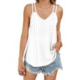 thumbnail image 1 of JUNWELL New Solid Color Crew Neck Tank Top for Women, 1 of 6