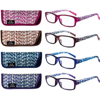 Spring Hinge Reading Glasses Blue Light Blocking 2.75x 4 Pairs Women NevEND 4 Pack Reading Glasses for Women and Men Reader +2.00  main image 4