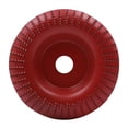 thumbnail image 2 of Muelas abrasivas para herramientas de carpintería de 4 `` (100 mm) para amoladoras angulares, accesorios para amoladora de de modelado de tallad rojo shamjiam Muela, 2 of 6