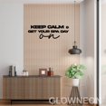 thumbnail image 4 of Glowneon Keep Calm And Get Your Spa Day On Metal Sign, Bathroom Decor, 4 of 5