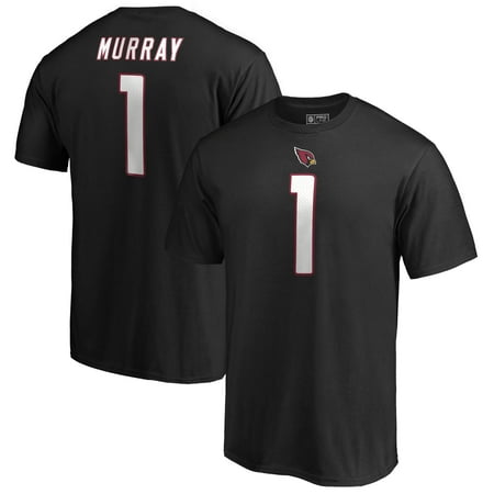 Kyler Murray Arizona Cardinals NFL Pro Line by Fanatics Branded 2019 NFL Draft First Overall Pick Authentic Stack Name & Number T-Shirt -