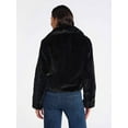 thumbnail image 4 of Sofia by Sofia Vergara Women's and Women's Plus Size Faux Fur Chubby Jacket, Sizes XS-4X, 4 of 5