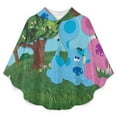 thumbnail image 2 of Blue'S Clues Kids Flannel Wearable Blanket, Warm Shawl Blanket Comfy Poncho Throw with Buttons for Boys Girls, 2 of 7