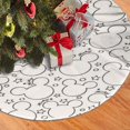 thumbnail image 2 of Falda para árbol de Navidad de Mickey Mouse, suave y divertida, decoración navideña navideña de granja de 30", 2 of 4
