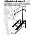 thumbnail image 5 of 3-Step Foldable RV Step Stool with Handrail - Heavy-Duty Outdoor Camper Steps for Travel Trailer, Mobile Home, Spa & High Reach, 5 of 6