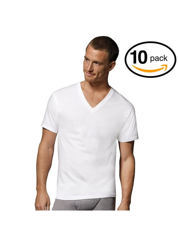 Fruit The Loom Men's V Neck T Shirts
