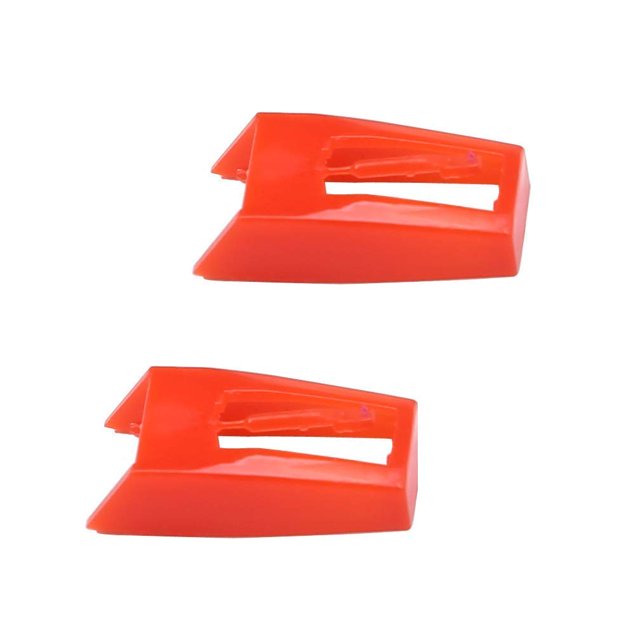 Aguja stylus banpa para Crosley NP1 NP6, paquete de 2, roja
