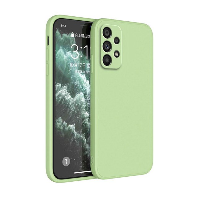 Funda de teléfono básica para Samsung Galaxy A04S, A22, A32, A42, A52, A52S, A72, A13, A23, A33, A53, A54, A73, 5G, fundas clásicas de silicona líquida suave