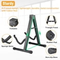 thumbnail image 3 of Musical Maestro's Choice, Secure Lock, For Acoustic Electric Bass, Universal Compatibility, Height Adjustable Padded Body Rest, Adjustable Height, Soft Foam Arms Rubber Back Rest, 3 of 7