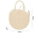 thumbnail image 2 of Bolso bandolera de paja para mujer, bolso de hombro tejido, bolso de playa redondo de verano y bolsos de mano, 2 of 5