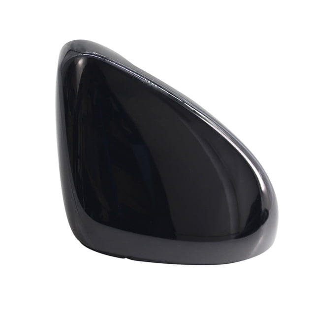 Riwesomey 2 uds. Tapas de cubierta de espejo lateral con aspecto de espejo retrovisor negro para Golf 7 MK7 7,5 GTD R GTI 5G0857537E accesorios Bombillas para automóviles No.02
