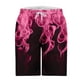 thumbnail image 4 of Pantalones Cortos de Cintura Elástica para Hombre con Bolsillos Pantalones Cortos de Longitud de Rodilla con Impresión de Llama, Pantalones de Playa Casuales con Cordón Elástico, 4 of 6