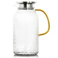 thumbnail image 2 of Mr. Coffee 62oz Heat Resisitant Borosilicate Glass Pitcher with Strainer Lid, 2 of 6