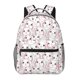thumbnail image 1 of Easygdp Cute Rabbit Mochila Ergonómica Versátil para Laptop - Múltiples Bolsillos, Correas Ajustables, Unisex para Escuela, Viajes y Actividades al Aire Libre-One Size, 1 of 5
