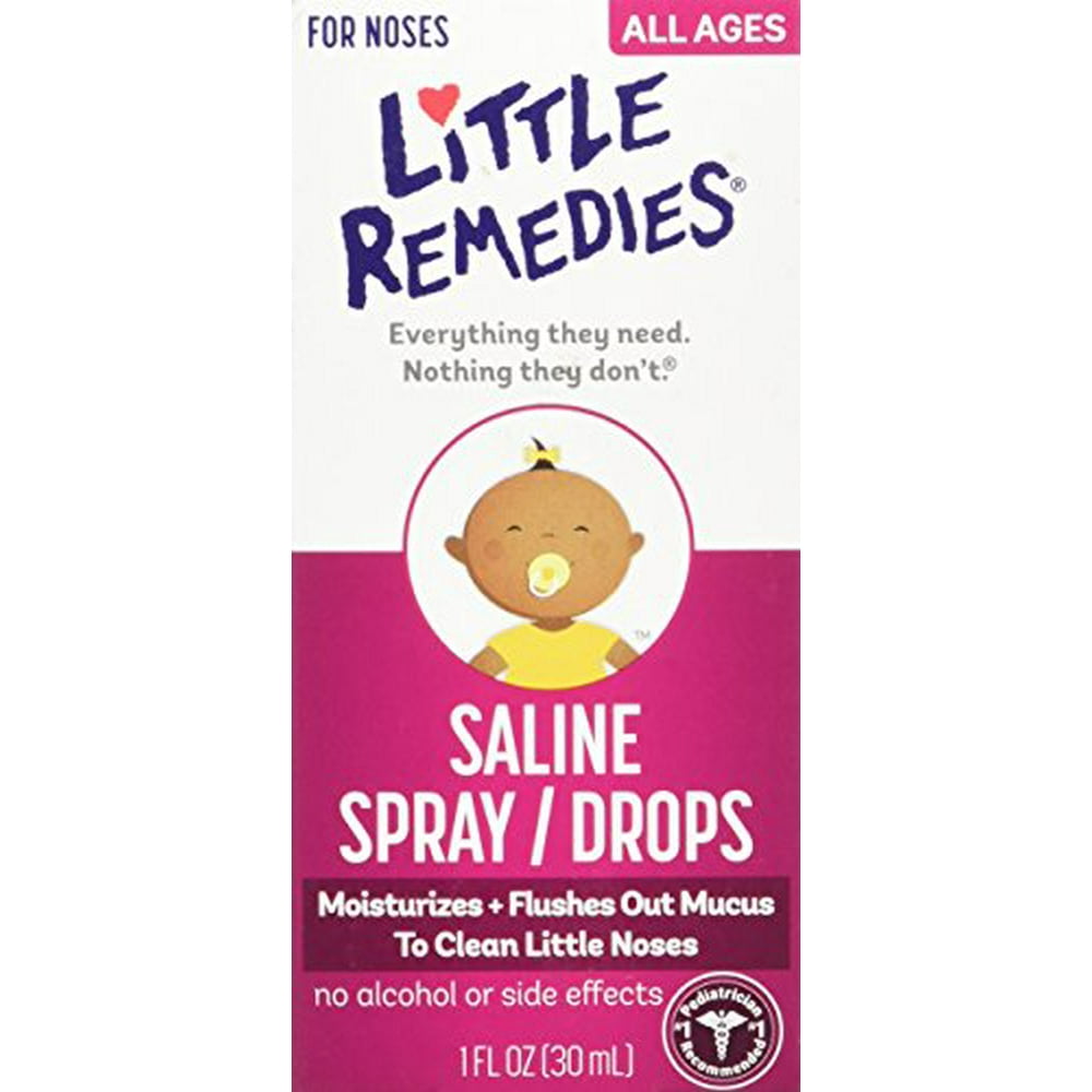 Little Remedies Little Noses Saline Spray/Drops, 1 Ounce