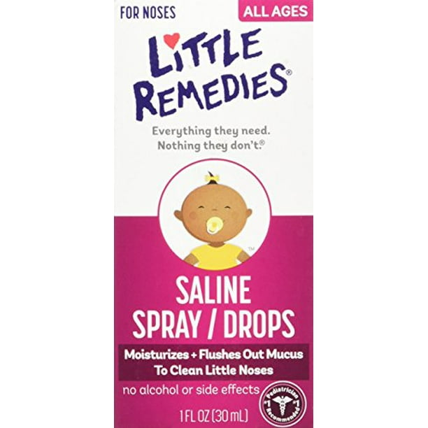 Little Remedies Little Noses Saline Spray/Drops, 1 Ounce