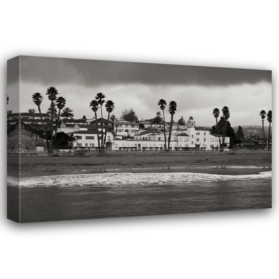 Vitaly Geyman 32x23 Gallery Wrapped Canvas Wall Art Titled - Santa Cruz Bay I