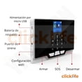 thumbnail image 2 of Alarma para Casa y Negocio Clicklife gsm WiFi Kit6 con Sirena de 30 Watts, 2 of 9